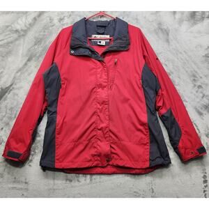 Columbia Jacket Womens XL Red Black Vertex Core Interchange OUTER SHELL ONLY